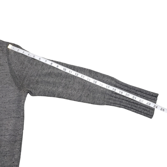 Lou & Grey Knit Ribbed Midi Shift Sweater Dress Sz Large - Picture 7 of 13